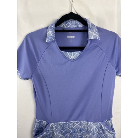 Adidas Purple Nylon Golf Dress Womens Size 10 - Picture 3 of 12